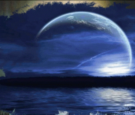 moon light animated Pictures, Images and Photos