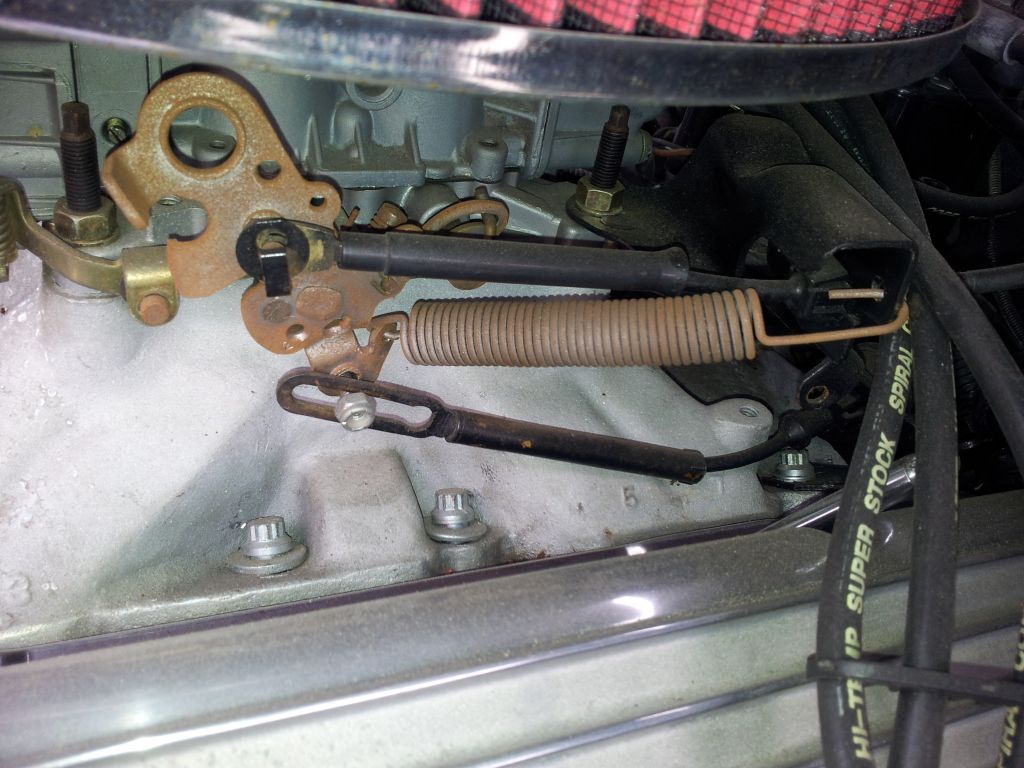 4bbl holley on 350 sbc/ leaking from top rail of carb The H.A.M.B.