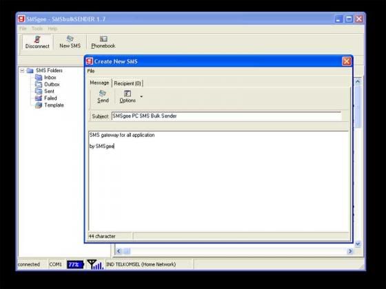 SMS Bulk Sender software gratis