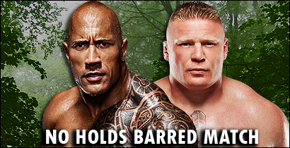 The Rock vs Brock Lesnar