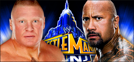 Brock Lesnar vs The Rock