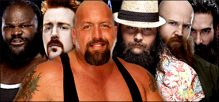 Mark Henry, Sheamus and Big Show vs The Wyatt Family