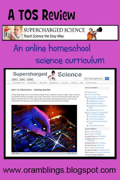 Online homeschool science curriculum