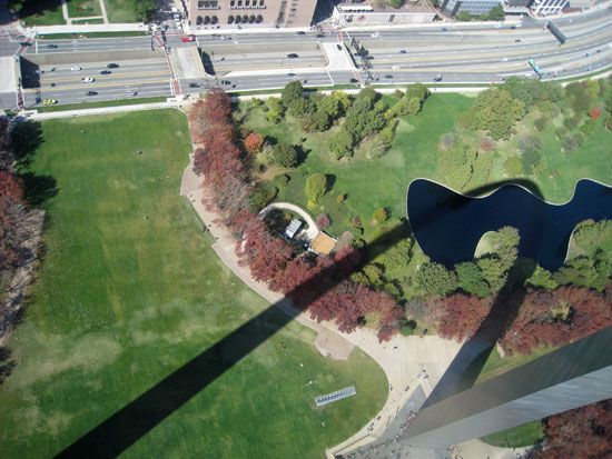 View from the Gateway Arch