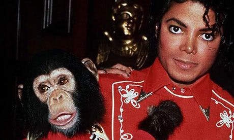 michael jackson and pet monkey bubbles Pictures, Images and Photos