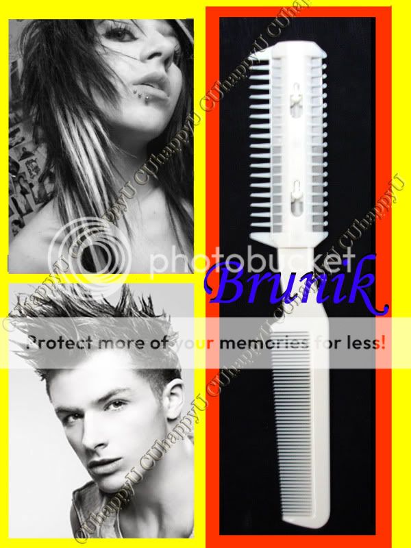 Baby Razor Hair Comb Aldut Razor Cut Hair Comb